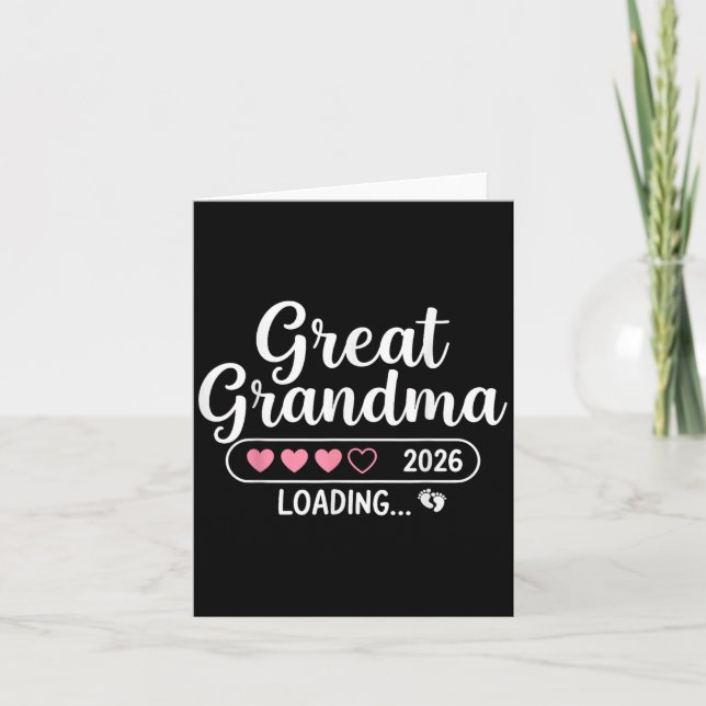 Great Grandma 2026 Loading  Card (Front)