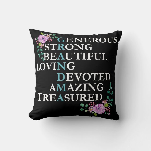 Great Grandma best Gift for Grandmother Pillow (Front)