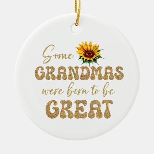 Great Grandma Ceramic Ornament