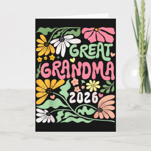 Great Grandma Est. 2026 Promoted To Great Grandma  Card
