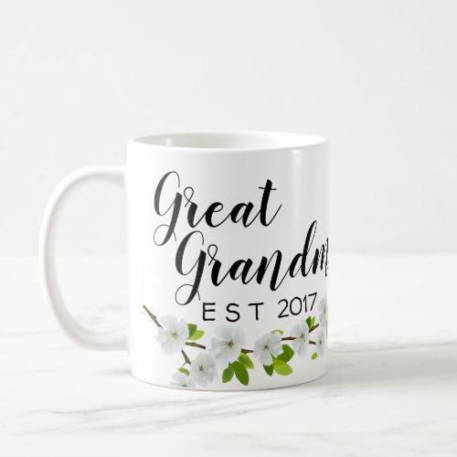 great grandma est coffee mug