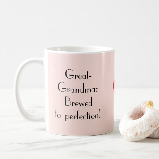 Great-Grandma Gift From Great-Grandchild-ren, Mug (With Donut)