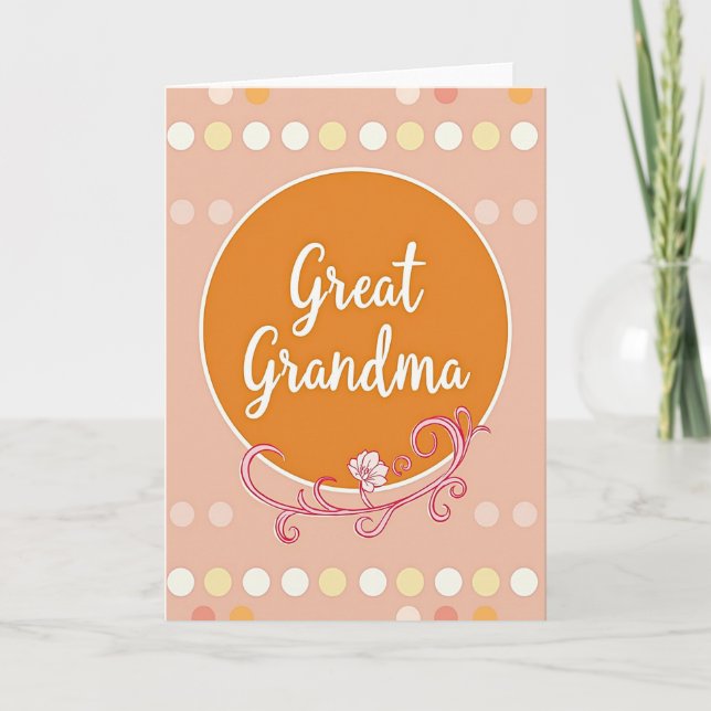 Great Grandma Graphic Card (Front)