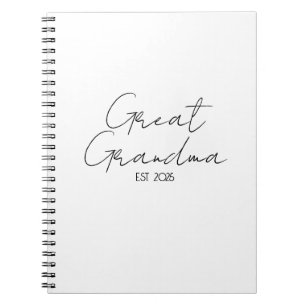 Great Grandma Great Grandpa  Set •New Great Gra Notebook