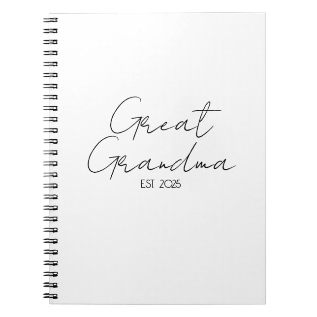 Great Grandma Great Grandpa  Set •New Great Gra Notebook (Front)