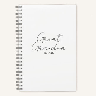 Great Grandma Great Grandpa Set •New Great Grandp Notebook