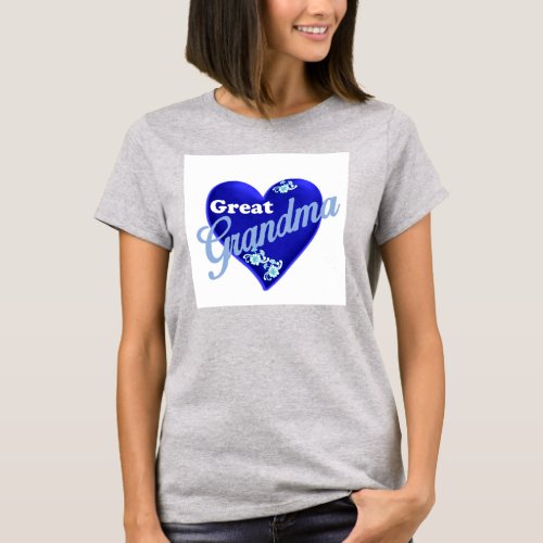Great Grandma Heart T_Shirt