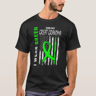Great Grandma Kidney Disease Cerebral Palsy Awaren T-Shirt