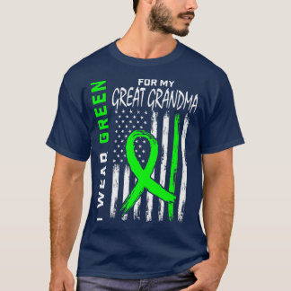 Great Grandma Kidney Disease Cerebral Palsy Awaren T-Shirt