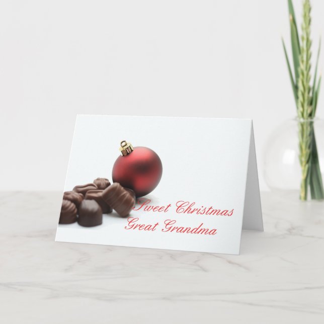 Great Grandma Merry Christmas card (Front)