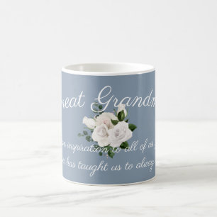 Great Grandma Message From Kids Bouquet Coffee Mug