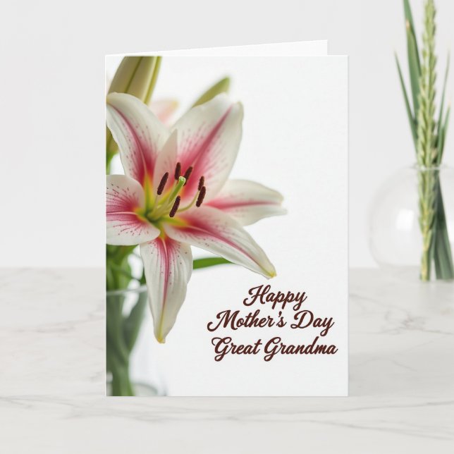 Great Grandma Mothers Day Card (Front)
