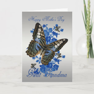 Great Grandma, Mother's Day Card With Butterflies