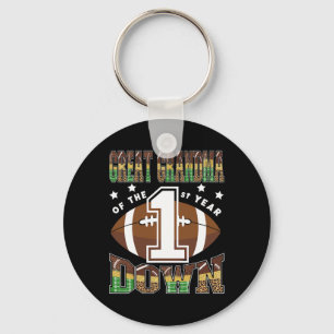 Great Grandma Of The 1st Year Down Football 1st Bi Keychain