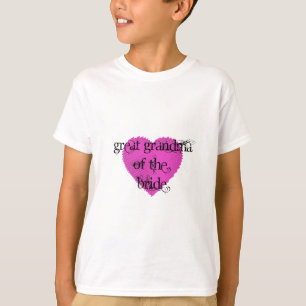 Great Grandma of the Bride T-Shirt