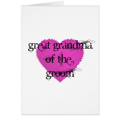 Great Grandma of the Groom