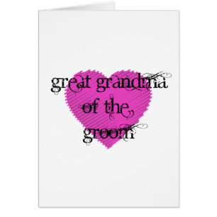 Great Grandma of the Groom Cards