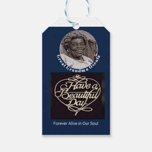 Great Grandma Oseola McCarthy   Gift Tag