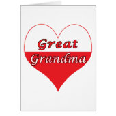 Great Grandma Polish Heart (Front)