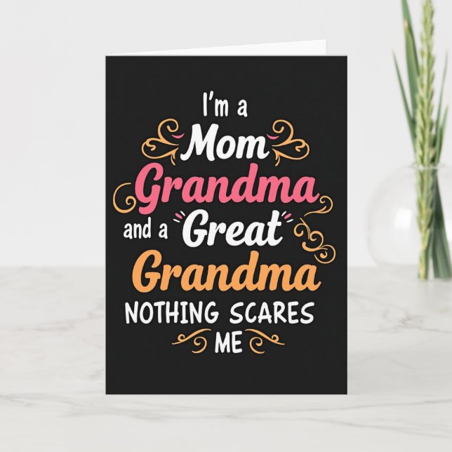 Great Grandma Power Card (Front)