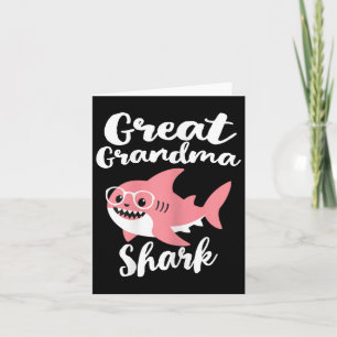 Great Grandma Shark Funny Mother's Day  Card