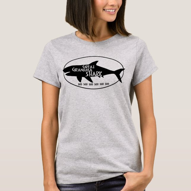 Great Grandma Shark T-Shirt (Front)