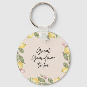 Great-Grandma-to-be Keychain