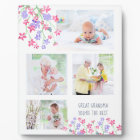 Great Grandma You're The Best 4 Photo Ditsy Flower