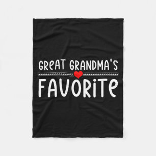 Great Grandmas Favorite  Fleece Blanket