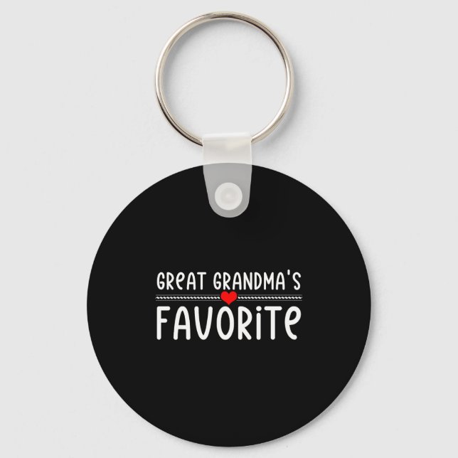 Great Grandmas Favorite  Keychain (Front)