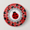 "Great GrandmaTo Be" Ladybug Baby Shower Button