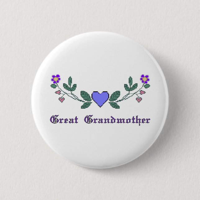 Great Grandmother CS Print Button (Front)