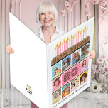 Great Grandmother Custom Big 80th Birthday Card<br><div class="desc">Personalized with "to a Wonderful Great Grandmother, " this card can be tailored for any relationship or age,  offering complete customization. Make a statement with this grand birthday card,  featuring a 10-photo collage that frames the number 60,  layered with delicious chocolate mousse icing and decorated with pink candles.</div>