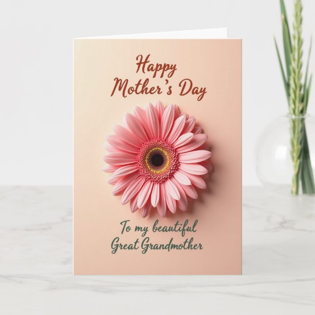 Great Grandmother Mothers Day Card (Front)