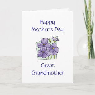 Great Grandmother Mothers Day Card