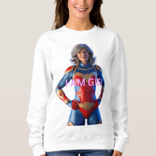 Great grandmothers are awesome superheroes gigi sweatshirt