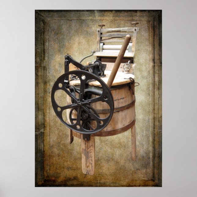 GREAT GRANDMOTHER's WASH MACHINE Poster (Front)