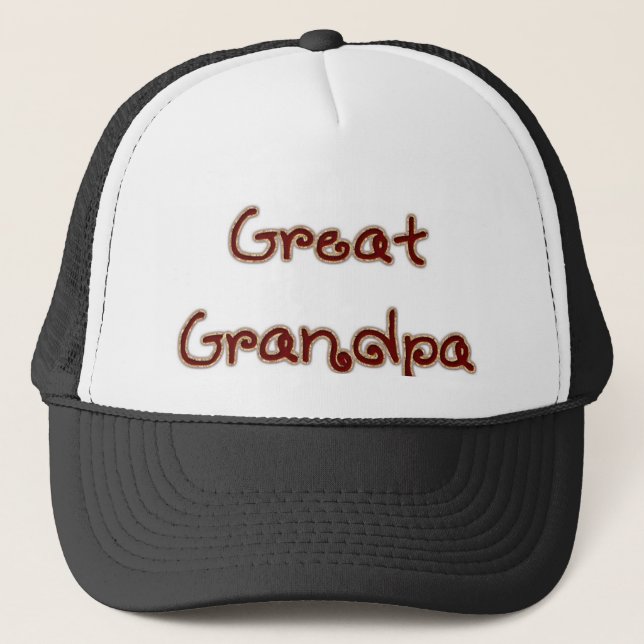 Great Grandpa Baseball Cap (Front)