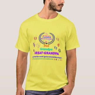 Great-Grandpa Commemorative T-Shirt
