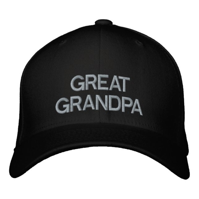 Great Grandpa embroidered cap (Front)