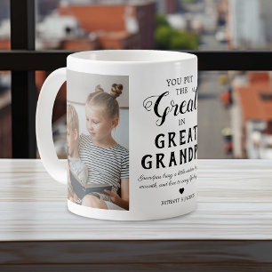 Great Grandpa Family Photo Two-Tone Coffee Mug