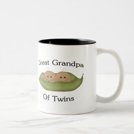 Great Grandpa Of Twins Two-tone Coffee Mug