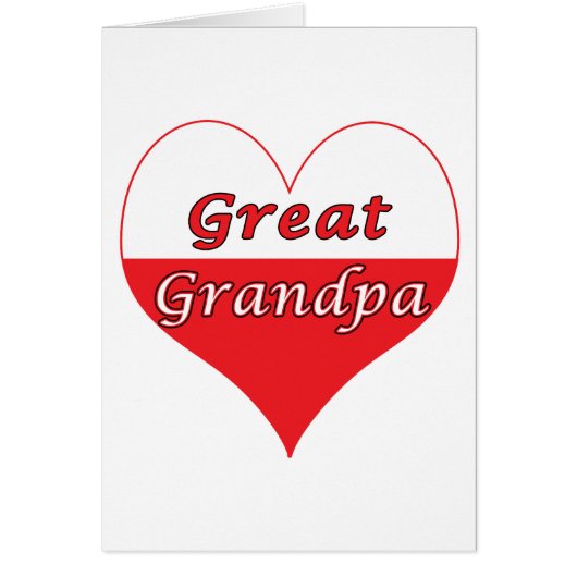 Great Grandpa Polish Heart (Front)