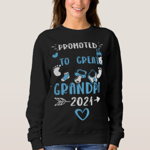 Great Grandpa Promoted to Great Grandpa 2021  Baby Sweatshirt