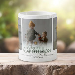 Great Grandpa 'We Love You' 3 Photo Collage  Coffee Mug<br><div class="desc">Great Grandpa's are wonderful and hold a special place in our hearts. Create your own photo coffee mug with three of your favorite pictures for your great grandpa! The photo template is set up for you to add your photos, which are displayed in square instagram format. The modern design features...</div>