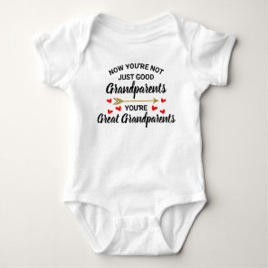 Great Grandparents Baby Announcement Baby Bodysuit