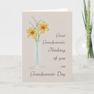 Great Grandparents Grandparent Day Thinking of You Card
