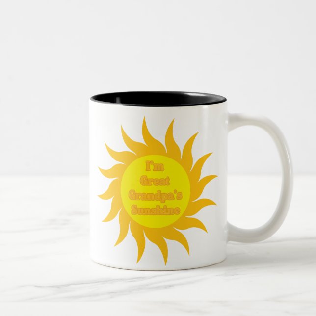Great Grandpa's Sunshine Two-Tone Coffee Mug (Right)