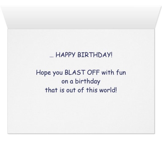 Great Grandson 5th Birthday Planets in Outer Space (Inside Horizontal (Bottom))