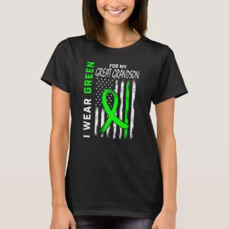 Great Grandson Kidney Disease Cerebral Palsy Aware T-Shirt